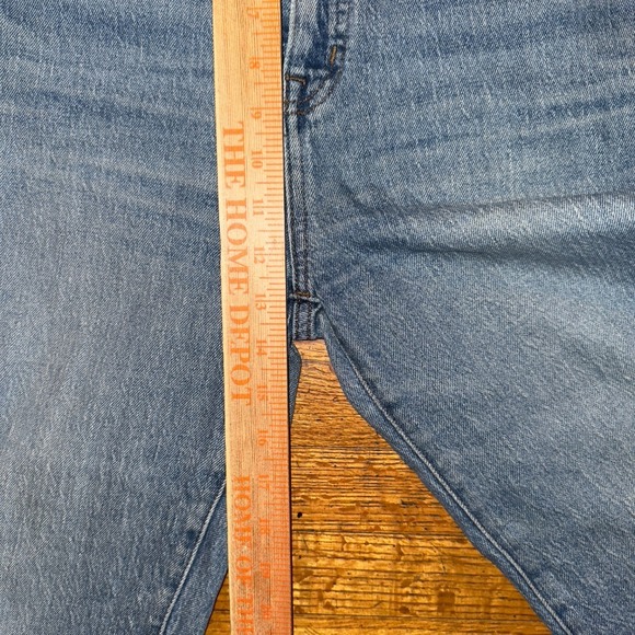 Madewell High Rise Straight Crop Jeans Light Wash Denim Casual Size 26 - Picture 4 of 7